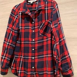 XL Old Nacy plaid button up